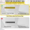 VEVOR Clear Table Cover Protector, 48 inch/1230 mm Round Table Cover, 1.5 mm Thick PVC Plastic Tablecloth, Waterproof Desktop Protector for Writing Desk, Coffee Table, Dining Room Table(96″ x 46″ (Rectangular))