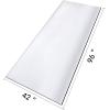 VEVOR Clear Table Cover Protector, 48 inch/1230 mm Round Table Cover, 1.5 mm Thick PVC Plastic Tablecloth, Waterproof Desktop Protector for Writing Desk, Coffee Table, Dining Room Table(96″ x 42″ (Rectangular))