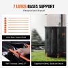VEVOR Collapsible Rain Barrel, 66 Gallon/250 L Portable Rain Water Collection Barrel, PVC Rainwater Collection System with Spigots and Overflow Kit, Water Barrel for Garden Water Catcher(New Black)