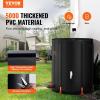 VEVOR Collapsible Rain Barrel, 66 Gallon/250 L Portable Rain Water Collection Barrel, PVC Rainwater Collection System with Spigots and Overflow Kit, Water Barrel for Garden Water Catcher(Black)