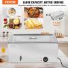VEVOR Commercial Food Warmer, 1 Pan 24QT Electric Steam Table, 1200W Professional Countertop Stainless Steel Buffet Bain Marie with 86-185°F Temp Control for Catering and Restaurants, Silver