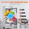 VEVOR Commercial Freezer 60.42 Cu.ft, Reach In 82.5″ W Upright Freezer 3 Doors, Auto-Defrost Stainless Steel Reach-in Freezer with 12 Adjustable Shelves, -13 to 5℉ Temp Control, LED Lighting, 4 Wheels(Freezer)