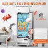 VEVOR Commercial Freezer 60.42 Cu.ft, Reach In 82.5″ W Upright Freezer 3 Doors, Auto-Defrost Stainless Steel Reach-in Freezer with 12 Adjustable Shelves, -13 to 5℉ Temp Control, LED Lighting, 4 Wheels(Freezer)