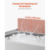 VEVOR Commercial Ice Bin, Underbar Ice Bin, Stainless Steel Ice Chest with Sliding Lid, Bottle Holders, Adjustable Bullet Feet, Cooler Cart Cocktail Unit for Bar Restaurant Pub(24 x 19 x 37 inch)