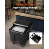 VEVOR Commercial Ice Bin, Underbar Ice Bin, Stainless Steel Ice Chest with Sliding Lid, Bottle Holders, Adjustable Bullet Feet, Cooler Cart Cocktail Unit for Bar Restaurant Pub(31.5 x 22.8 x 29 inch)