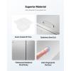 VEVOR Commercial Refrigerator, 48″ Worktop Undercounter Refrigerator, 12.85 Cu. Ft Thick Stainless Steel Refrigerated Food Prep Station, 2 Door Worktop Fridge with lock for Restaurant, Bar, Diner(72″W with 30 Pans)