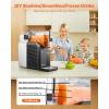 VEVOR Commercial Slushy Machine, 8L / 2.1 Gal Single Bowl, Cool and Freeze Modes, 1050W Stainless Steel Margarita Smoothie Frozen Drink Maker, Slushie Machine for Party Cafes Restaurants Bars Home(Basic 2L)