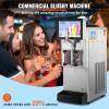 VEVOR Commercial Slushy Machine, 8L / 2.1 Gal Single Bowl, Cool and Freeze Modes, 1050W Stainless Steel Margarita Smoothie Frozen Drink Maker, Slushie Machine for Party Cafes Restaurants Bars Home(8L)