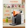 VEVOR Commercial Slushy Machine, 8L / 2.1 Gal Single Bowl, Cool and Freeze Modes, 1050W Stainless Steel Margarita Smoothie Frozen Drink Maker, Slushie Machine for Party Cafes Restaurants Bars Home(Basic 2L)