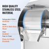 VEVOR Commercial Snowflake Ice Machine, 507LBS/24H Snowflake Ice Maker, Stainless Steel Ice Shaver Machine, Electric Snow Cone Maker, Air Cooling System for Rapid Heat Dissipation, for Bakery, Cafe(Liquid Cooling)