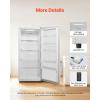 VEVOR Convertible Freezer/Refrigerator, 20.2 Cu.Ft Frost Free Upright Freezer with Temp Control Panel, Door Open too Long Alarm, Adjustable Shelves and LED, Standing Fridge for Kitchen, Office, Garage(20 Cu.Ft.)