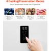 VEVOR Convertible Freezer/Refrigerator, 20.2 Cu.Ft Frost Free Upright Freezer with Temp Control Panel, Door Open too Long Alarm, Adjustable Shelves and LED, Standing Fridge for Kitchen, Office, Garage(17 Cu.Ft.)
