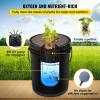 VEVOR DWC Hydroponic System, 5 Gallon 5 Buckets, Deep Water Culture Growing Bucket, Hydroponics Grow Kit with Pump, Air Stone and Connected Reservoir, for Indoor/Outdoor Leafy Vegetables(4 Buckets)