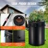 VEVOR DWC Hydroponic System, 5 Gallon 5 Buckets, Deep Water Culture Growing Bucket, Hydroponics Grow Kit with Pump, Air Stone and Connected Reservoir, for Indoor/Outdoor Leafy Vegetables(2 Buckets+Top Drip Kit)