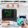 VEVOR Diesel Air Heater 8KW, All in One 12V Truck Heater, Parking Heater with Black LCD, Remote Control, Fast Heating Diesel Heater for RV Truck, Boat, Bus, Car Trailer, Motorhomes(Black)