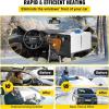 VEVOR Diesel Air Heater 8KW, All in One 12V Truck Heater, Parking Heater with Black LCD, Remote Control, Fast Heating Diesel Heater for RV Truck, Boat, Bus, Car Trailer, Motorhomes(White)