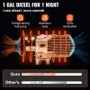 VEVOR Diesel Air Heater 8KW, All in One 12V Truck Heater, Parking Heater with Black LCD, Remote Control, Fast Heating Diesel Heater for RV Truck, Boat, Bus, Car Trailer, Motorhomes(Black)