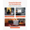 VEVOR Diesel Heater, 8KW, DC 12V, All in One Portable Diesel Air Heater with Bluetooth APP Control, Remote Control and LCD Screen, 1.2 Gal Fuel Tank for Vehicles, Vans, RVs, Campers, and Garages(White)