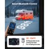 VEVOR Diesel Heater, 8KW, DC 12V, All in One Portable Diesel Air Heater with Bluetooth APP Control, Remote Control and LCD Screen, 1.2 Gal Fuel Tank for Vehicles, Vans, RVs, Campers, and Garages(Black+Orange-H)