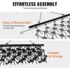 VEVOR Drag Harrow, 4 x 5 ft Chain Harrow – Made from Q235 Steel, UTV Tractor Attachments for Landscape Leveling or Sod Prepping, Durable Harrow Rake for Gravel Driveway, Farm Field Garden Black(4’x5.6′)