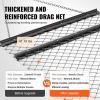 VEVOR Drag Harrow, 4 x 5 ft Chain Harrow – Made from Q235 Steel, UTV Tractor Attachments for Landscape Leveling or Sod Prepping, Durable Harrow Rake for Gravel Driveway, Farm Field Garden Black(4′ x 5′)