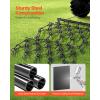 VEVOR Drag Harrow, 4 x 5 ft Chain Harrow – Made from Q235 Steel, UTV Tractor Attachments for Landscape Leveling or Sod Prepping, Durable Harrow Rake for Gravel Driveway, Farm Field Garden Black(4 x 5.7 ft)