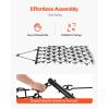VEVOR Drag Harrow, 4 x 5 ft Chain Harrow – Made from Q235 Steel, UTV Tractor Attachments for Landscape Leveling or Sod Prepping, Durable Harrow Rake for Gravel Driveway, Farm Field Garden Black(4 x 5.7 ft)