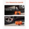 VEVOR Electric Car Jack, 5 Tons /11000 lbs, Electric Scissor Jack with Built-In Inflator, 12V Adjustable Tire Change Replacement with Secure Hammer & LED Light, Portable Jack kit for Sedan, SUV, Truck(Without Electric Impact Wrench)