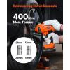 VEVOR Electric Car Jack Cordless Remote Control, 5 Tons /11000 lbs, Electric Hydraulic Jack Kit 18V Battery with Electric Impact Wrench, Tire Change Replacement with LED Light, Portable Car Jack