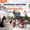 VEVOR Gas Pressure Washer, 3600 PSI 2.6 GPM, Gas Powered Pressure Washer with Copper Pump, Spray Gun and Extension Wand, 5 Quick Connect Nozzles, for Cleaning Cars, Homes, Driveways, Patios(3600 PSI)