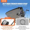 VEVOR Hand Winch, 3500 lbs Pulling Capacity, Boat Trailer Winch Heavy Duty Rope Crank with 33 ft Steel Wire Cable and Two-Way Ratchet, Manual Operated Hand Crank Winch for Trailer, Boat or ATV Towing(800 LBS)