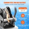 VEVOR Hand Winch, 3500 lbs Pulling Capacity, Boat Trailer Winch Heavy Duty Rope Crank with 33 ft Steel Wire Cable and Two-Way Ratchet, Manual Operated Hand Crank Winch for Trailer, Boat or ATV Towing(800 LBS)