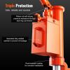 VEVOR Hydraulic Toe Jack, 5 Ton On Toe Toe Jack Lift, 10 Ton On Top Lift Capacity Machine Jack, 1.0-9.1 in Toe Height, 14.6-22.4 in Top Height, 360° Rotatable Claw Jack for Machinery, Industry(5-10 ton)