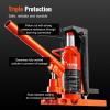 VEVOR Hydraulic Toe Jack, 5 Ton On Toe Toe Jack Lift, 10 Ton On Top Lift Capacity Machine Jack, 1.0-9.1 in Toe Height, 14.6-22.4 in Top Height, 360° Rotatable Claw Jack for Machinery, Industry(2.5-5 ton)