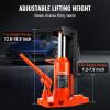 VEVOR Hydraulic Toe Jack, 5 Ton On Toe Toe Jack Lift, 10 Ton On Top Lift Capacity Machine Jack, 1.0-9.1 in Toe Height, 14.6-22.4 in Top Height, 360° Rotatable Claw Jack for Machinery, Industry(10-20 ton)