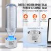 VEVOR Hydrogen Water Bottle, Hydrogen Water Bottle Generator up to 2000 ppb, 380ml Portable Hydrogen Water Machine, SPE Technology hydrogen water generator with Nasal Inhalation Tube and Self-Cleaning