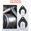 VEVOR Inner CV Axle Puller Tool Set with 5/8 in-18 Slide Hammer & 2-Inch 2.5-Inch CV Joint Fork Adapter, Inner CV Joint Removal Tool Kit, Heavy Duty Front Wheel Drive Axle Puller Slide Hammer Set