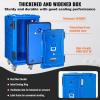 VEVOR Insulated Food Pan Carrier, 81 Qt Hot Box for Catering, Food Box Carrier with Double Buckles, Front Loading Food Warmer with Handles, Stackable End Loader for Restaurant, Canteen(127 Qt & Wheels)