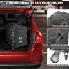 VEVOR Insulated Food Pan Carrier, 81 Qt Hot Box for Catering, Food Box Carrier with Double Buckles, Front Loading Food Warmer with Handles, Stackable End Loader for Restaurant, Canteen(95 Qt & Wheels)