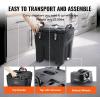 VEVOR Insulated Food Pan Carrier, 95 Qt Hot Box for Catering, LLDPE Food Box Carrier w/Double Buckles, Front Loading Food Warmer w/Handles, Stackable End Loader for Restaurant, Canteen, etc. Black(Black)