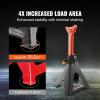 VEVOR Jack Stands, 3 Ton (6,000 lbs) Capacity Car Jack Stands Double Locking, 10.8-16.3 inch Adjustable Height, for Lifting SUV, Pickup Truck, Car and UTV/ATV, Red, 1 Pair(6T 2-Locking)