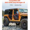 VEVOR Jeep JK Tube Doors 4 Door with DOT Certified Rear View Mirrors, Fit for 2007-2018 Jeep Wrangler JK Hunting Style Jeep Tubular Door with Rubber Pads & Toughened Steel Tube(Adventure Style)