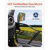 VEVOR Jeep Tube Doors, 4-Door, Hunting Style Jeep Tubular Door with DOT Certified Rear View Mirrors, Jeep Doors with Rear Mirrors for 2018-2026 Jeep Wrangler JL & 2020-2026 Jeep Gladiator JT(4 Door&Side View Mirror)