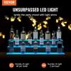 VEVOR LED Lighted Liquor Bottle Display, 3 Tiers 40 Inches, Supports USB, Illuminated Home Bar Shelf with RF Remote & App Control 7 Static Colors 1-4 H Timing, Acrylic Lighted Shelf for 30 Bottles(3 Tiers 40 Inches)