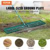 VEVOR Lawn Leveling Rake, 48″”x10″” Level Lawn Tool, Heavy-Duty Lawn Leveler with 78″” Steel Extended Handle, Yard Leveling Rake Suit for Garden, Golf Lawn, Farm, Green(48″x10″)