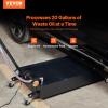 VEVOR Low Profile Oil Drain Pan, 25 Gal Oil Drain Pan with 110V High-Flow Electric Pump, Large Capacity Oil Change Pan with 7.2ft Hose & Folding Handle, Rolling Oil Drain Cart for Trucks, Buses, RVs(20 Gallon)