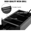 VEVOR Low Profile Oil Drain Pan, 25 Gal Oil Drain Pan with 110V High-Flow Electric Pump, Large Capacity Oil Change Pan with 7.2ft Hose & Folding Handle, Rolling Oil Drain Cart for Trucks, Buses, RVs(25 Gallon)