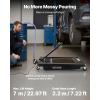 VEVOR Low Profile Oil Drain Pan, 25 Gal Oil Drain Pan with 110V High-Flow Electric Pump, Large Capacity Oil Change Pan with 7.2ft Hose & Folding Handle, Rolling Oil Drain Cart for Trucks, Buses, RVs(17 Gallon)