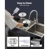 VEVOR Meat Slicer, 7.5 inch Electric Deli Food Slicer, 180W Meat Cutter with two Premium SUS420 Blades, 0-0.6 inch Adjustable Thickness, ETL Certified Food Slicer Machine for Home Use
