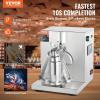 VEVOR Milk Tea Shaking Machine, Electric Double Frame Milk Tea Shaker, 0-180s Adjustable Milk Shake Mixer Machine with Double 1000 ML PC Cups for Bubble Tea, Boba Tea, Juice, Coffee, Milk, Wine(Single 750ML)